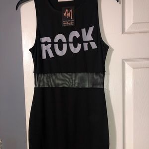 Nanamacs BodyCon mesh dress